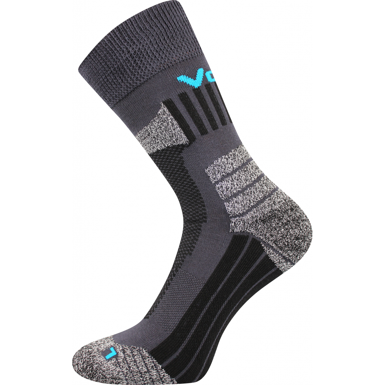 Ponožky unisex trekové Voxx Egoist L + P - tmavě šedé, 47-50