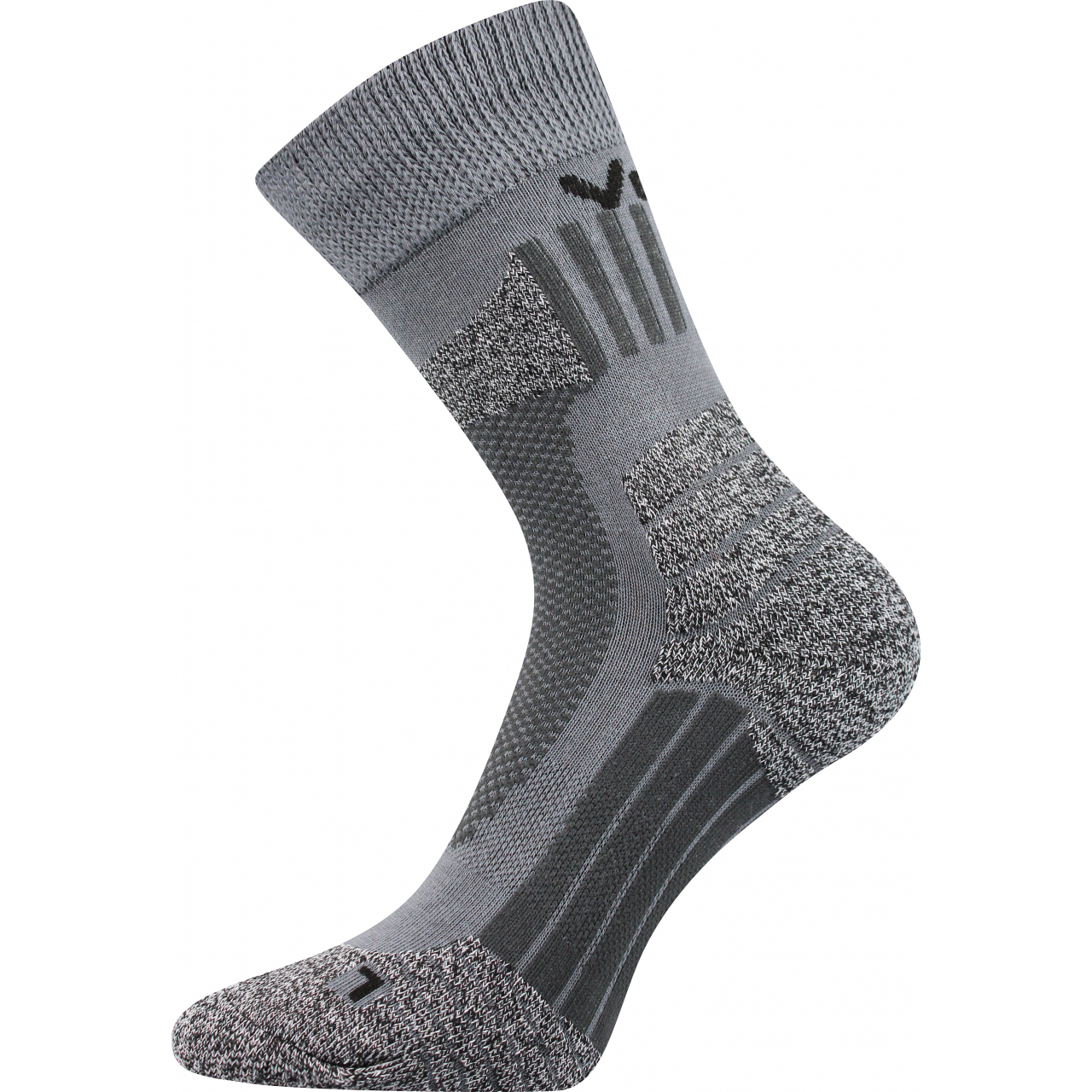 Ponožky unisex trekové Voxx Egoist L + P - šedé, 47-50