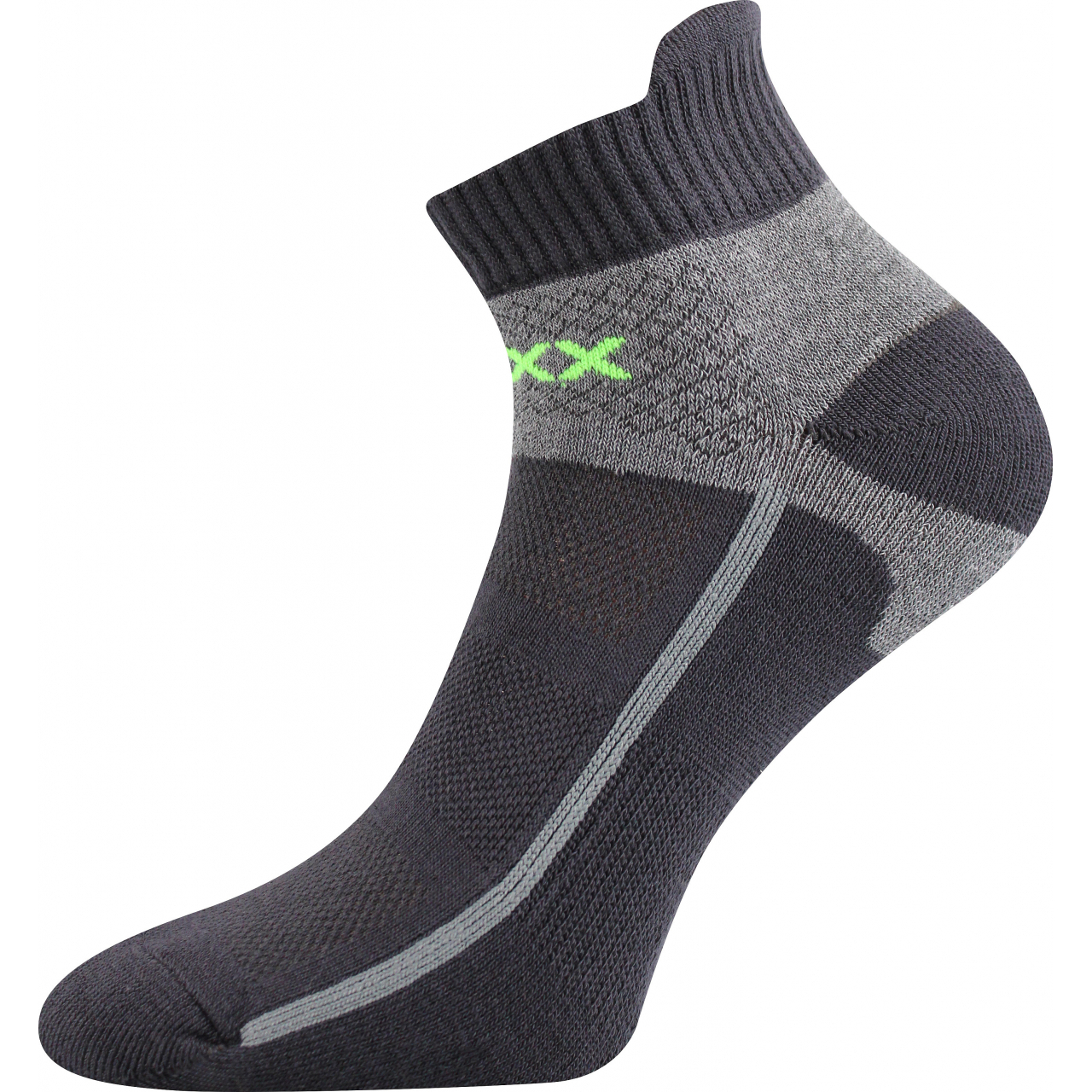 Ponožky unisex sportovní Voxx Glowing - tmavě šedé, 35-38