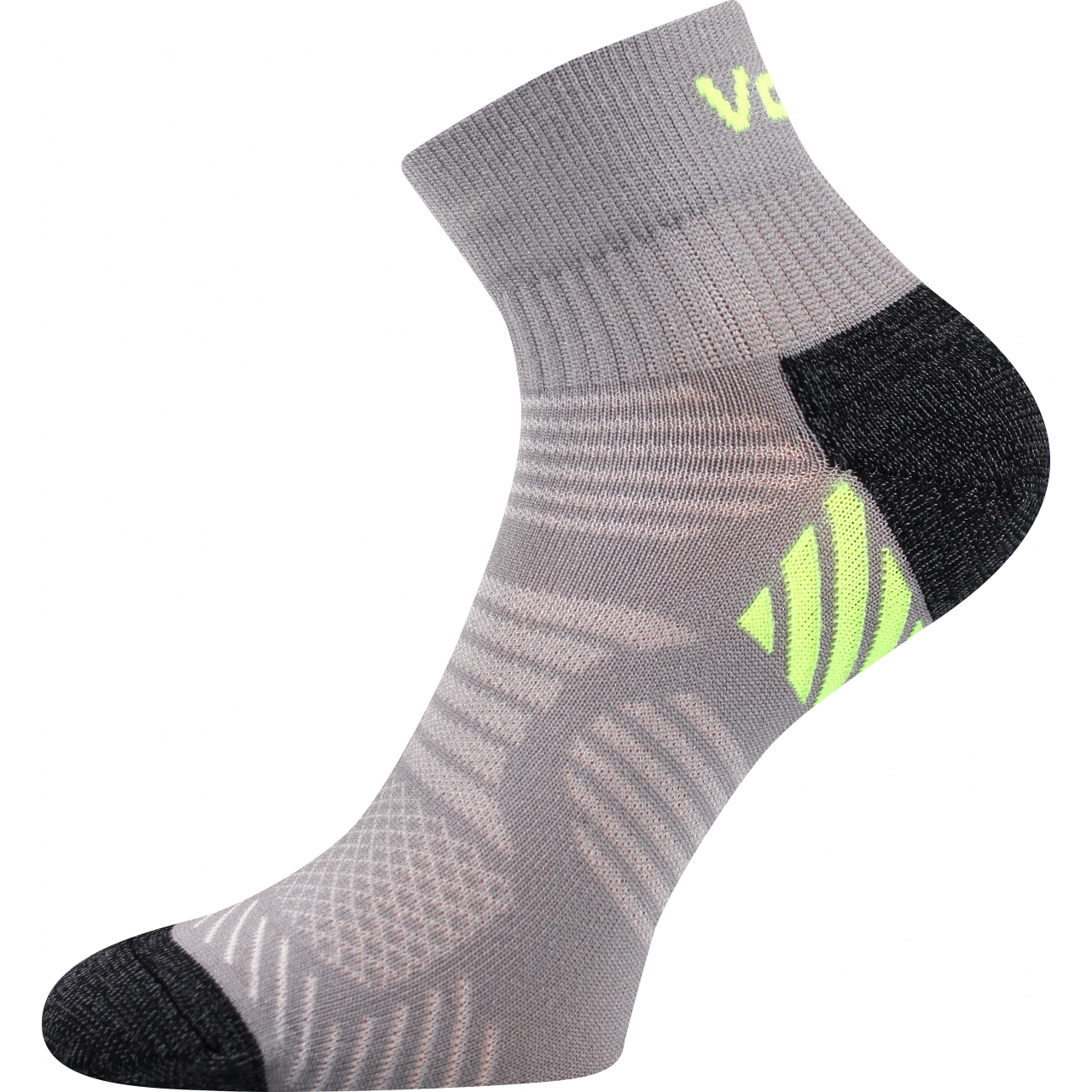 Ponožky unisex sportovní Voxx Raymond - šedé-zelené, 35-38