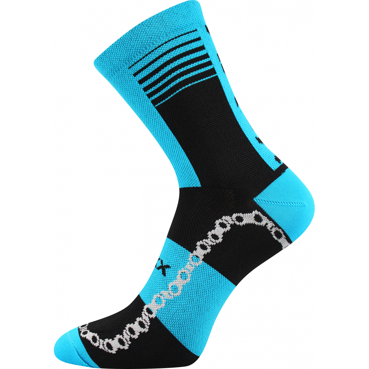 Ponožky unisex sportovní Voxx Ralfi - modré svítící, 43-46