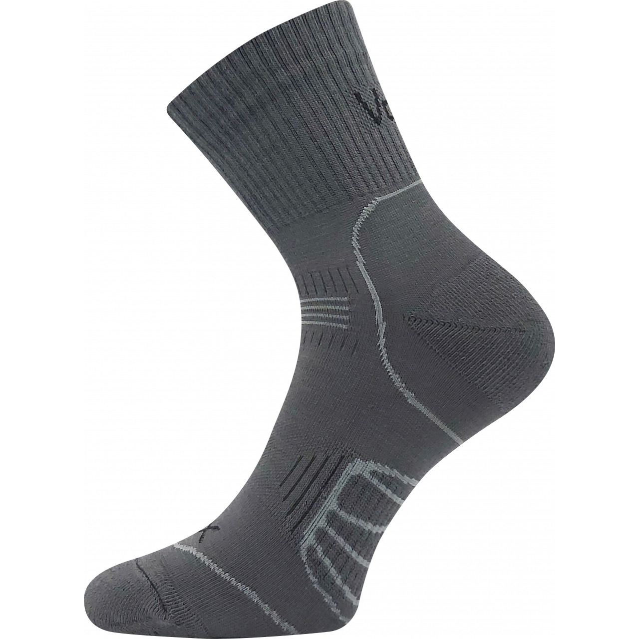 Ponožky unisex sportovní Voxx Falco Cyklo - tmavě šedé, 39-42