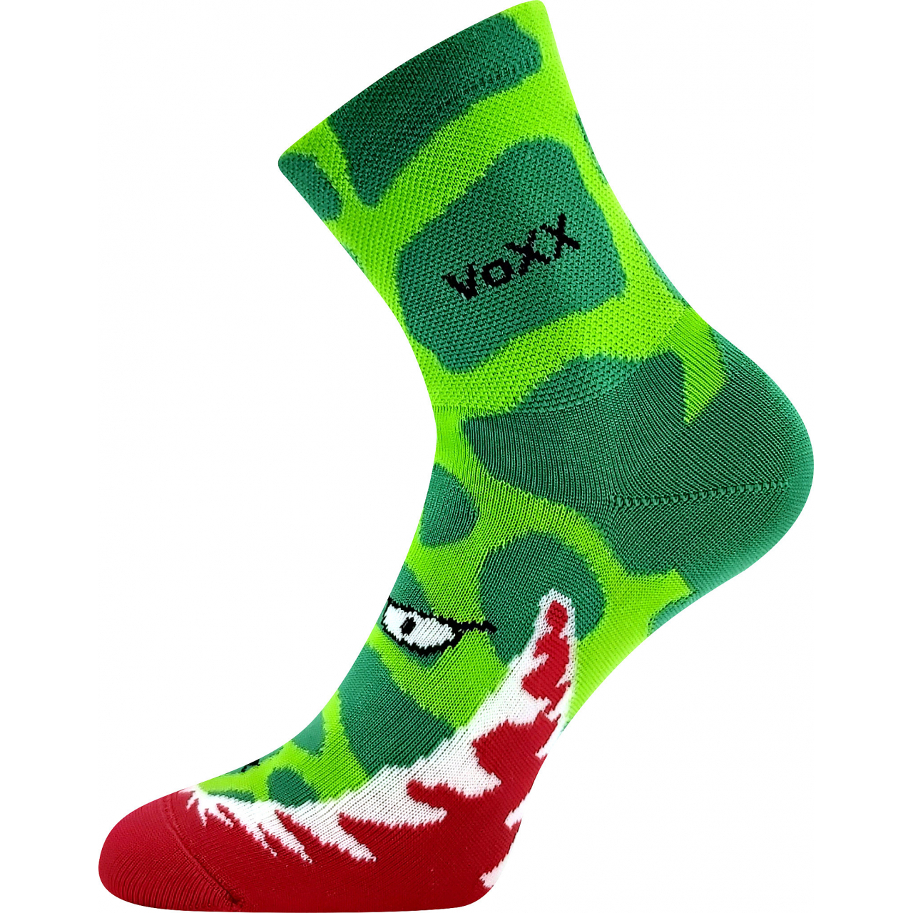 Ponožky sportovní unisex Voxx Ralf X Krokodýl - zelené, 39-42