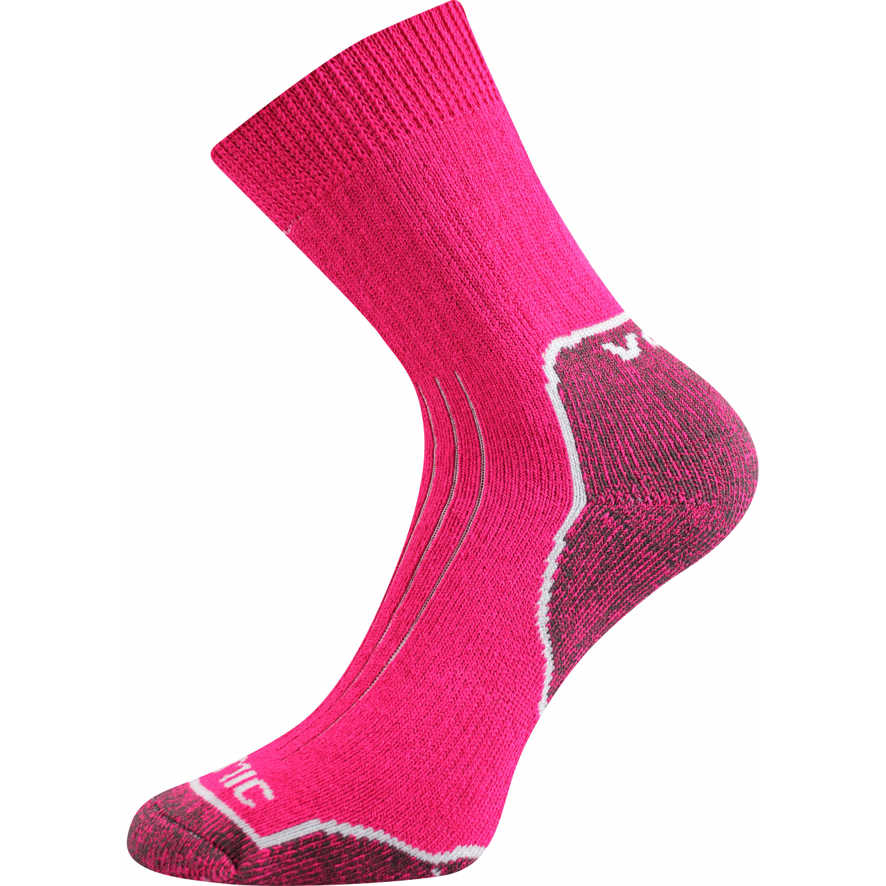 Ponožky unisex termo Voxx Zenith L + P - tmavě růžové, 35-37