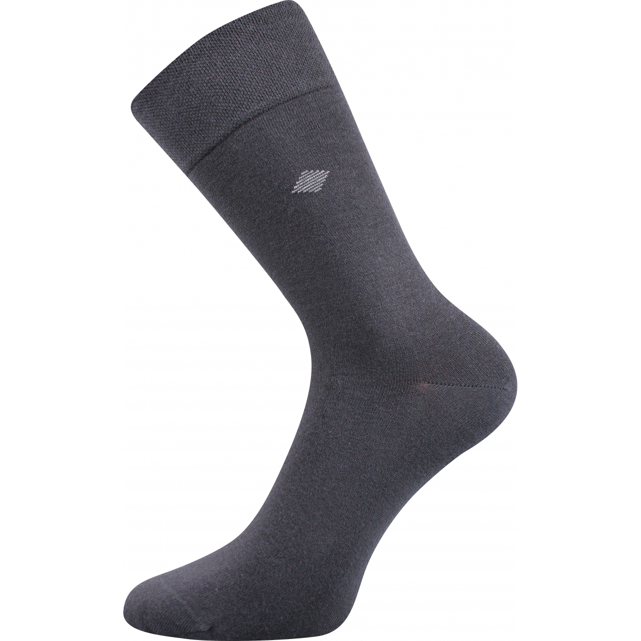Ponožky pánské společenské Lonka Diagon - tmavě šedé, 43-46