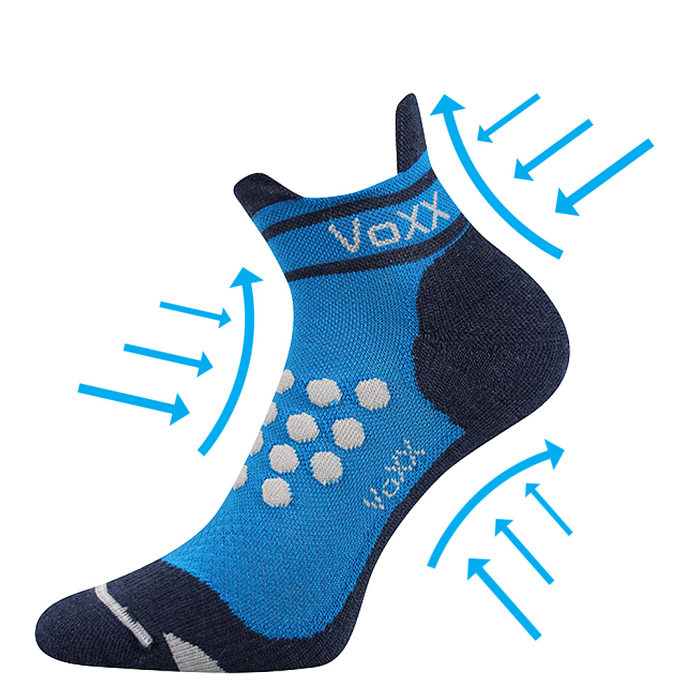 Ponožky unisex sportovní Voxx Sprinter - modré, 43-46