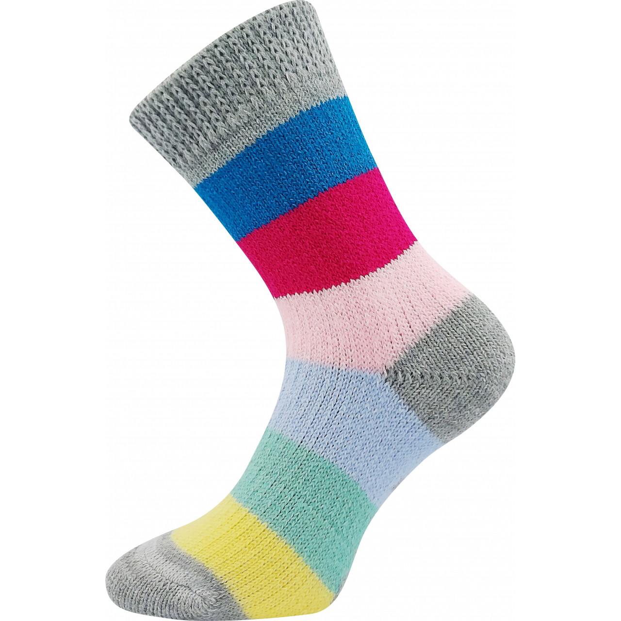 Ponožky spací unisex Boma Spací Pruh 2 - barevné, 39-42