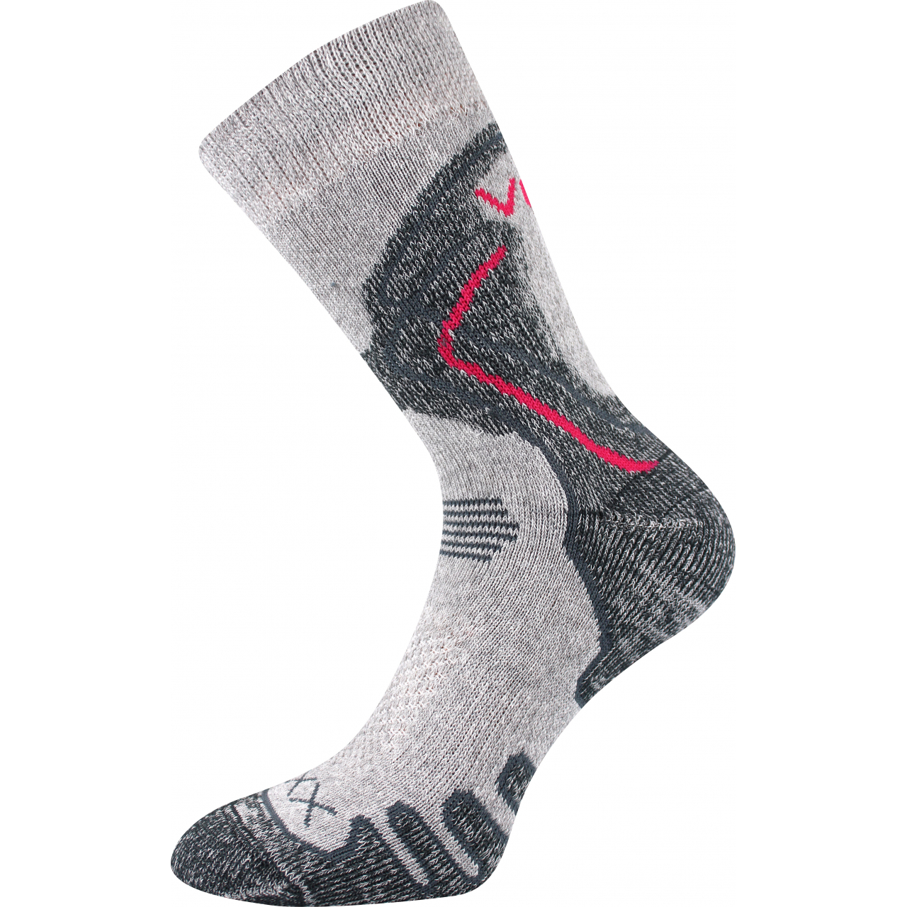 Ponožky trekingové unisex Voxx Limit III - světle šedé, 35-38
