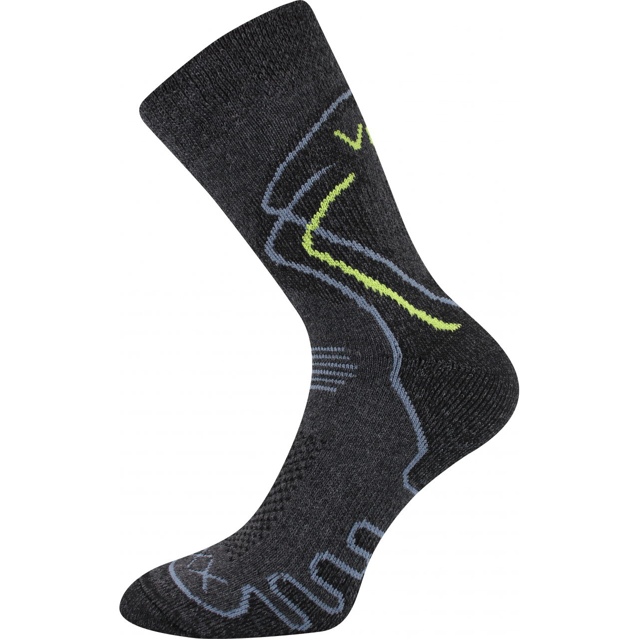 Ponožky trekingové unisex Voxx Limit III - tmavě šedé, 43-46