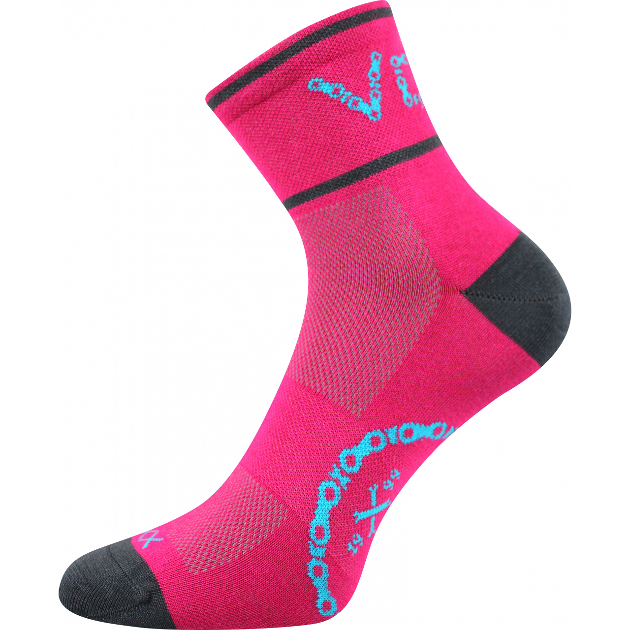 Ponožky sportovní unisex Voxx Slavix - tmavě růžové, 35-38