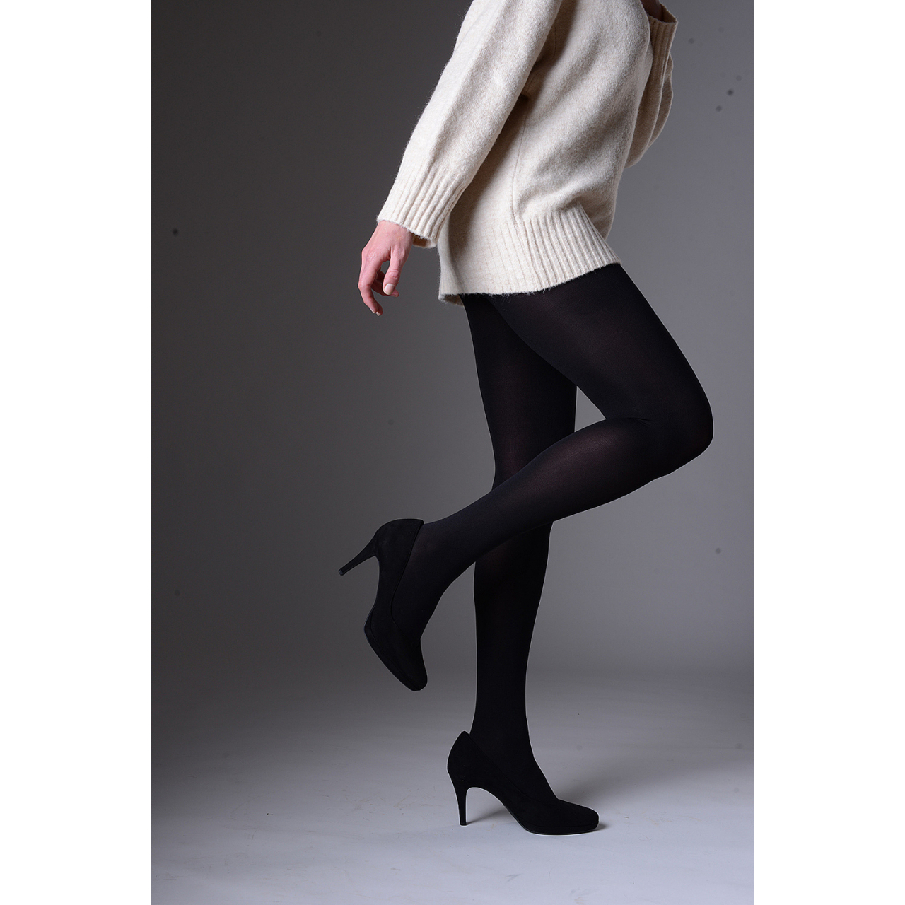 Punčochové kalhoty Lady B MICRO tights 200 DEN - černé, XL