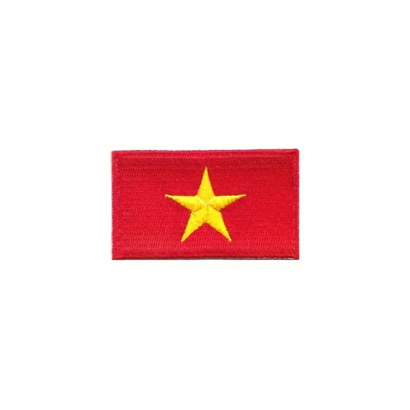 Nášivka nažehlovací vlajka Vietnam 6,3x3,8 cm - barevná