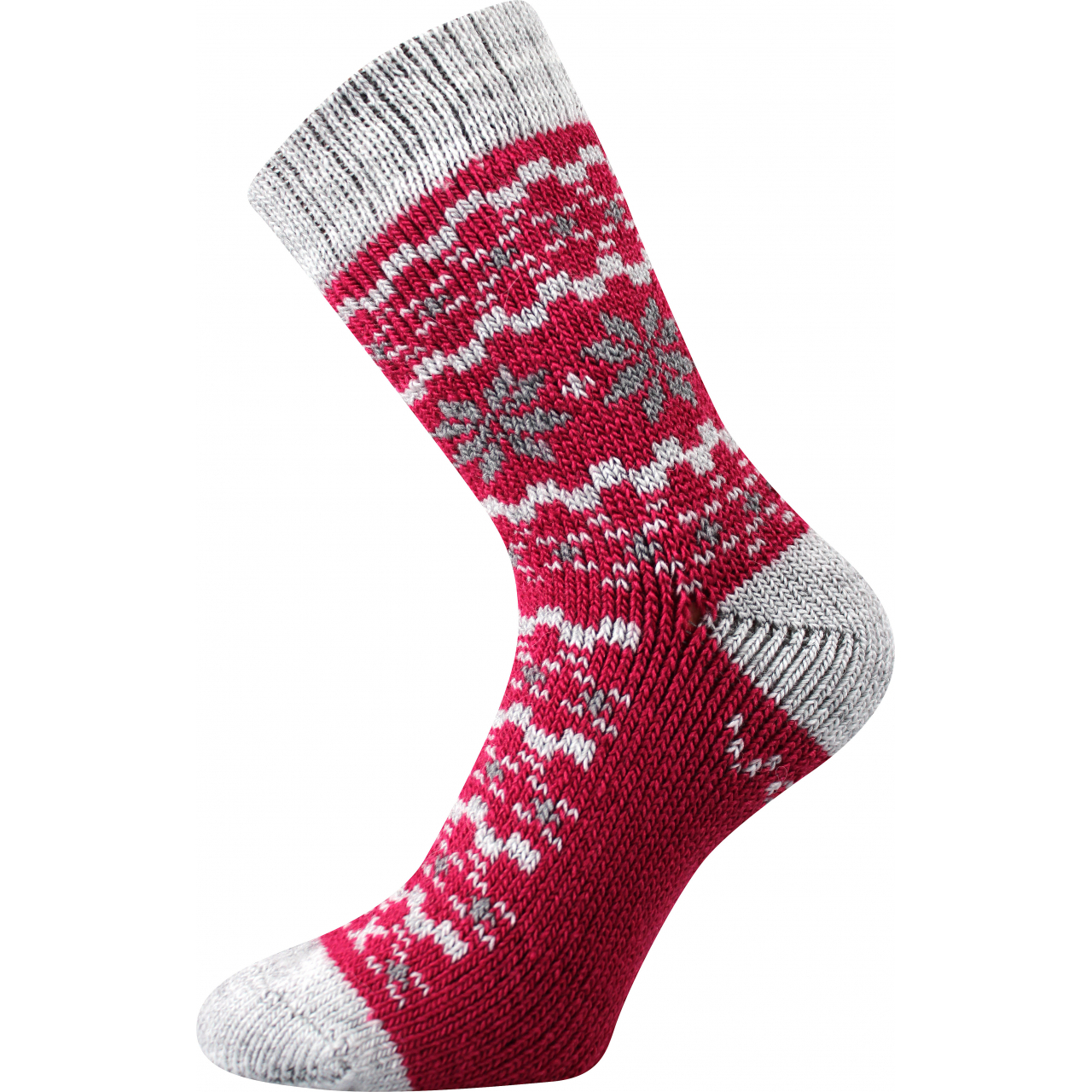 Ponožky unisex zimní Voxx Trondelag - červené, 35-38