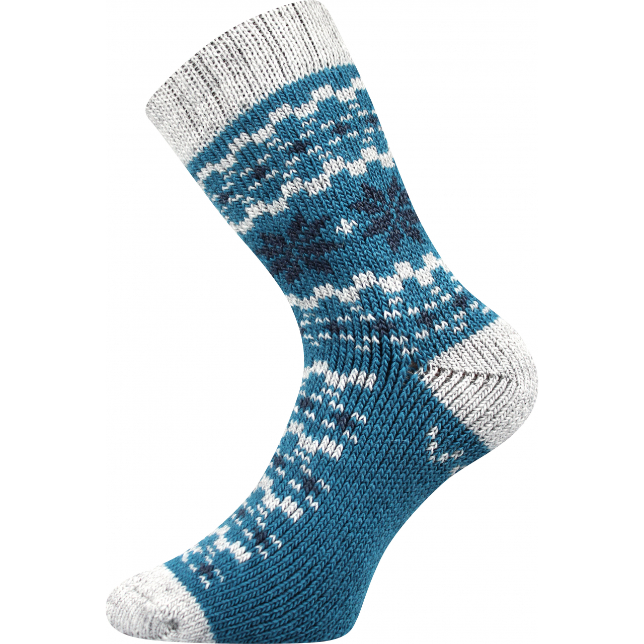 Ponožky unisex zimní Voxx Trondelag - modré-šedé, 35-38