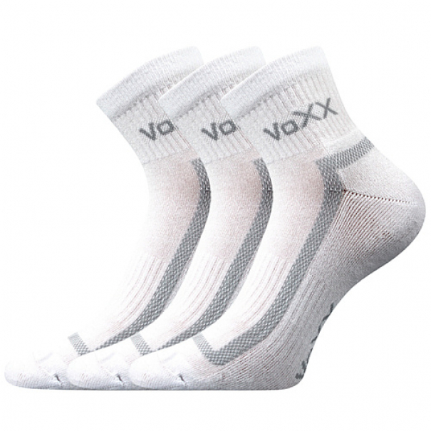 Ponožky sportovní unisex Voxx Caddy B 3 páry - bílé, 39-42