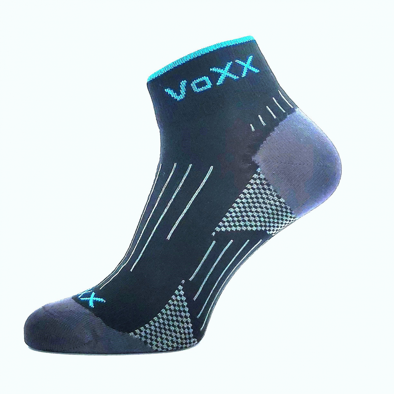 Ponožky tenké unisex Voxx Azul - černé, 35-38