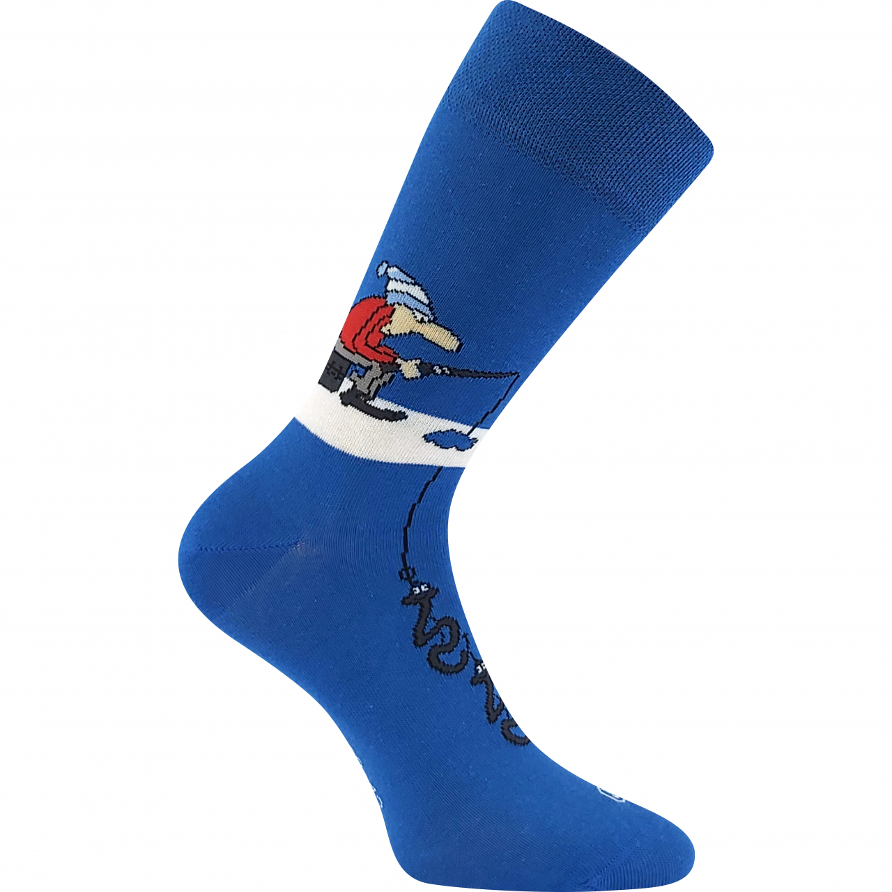 Ponožky trendy unisex Lonka Woodoo Ryby - tmavě modré, 39-42