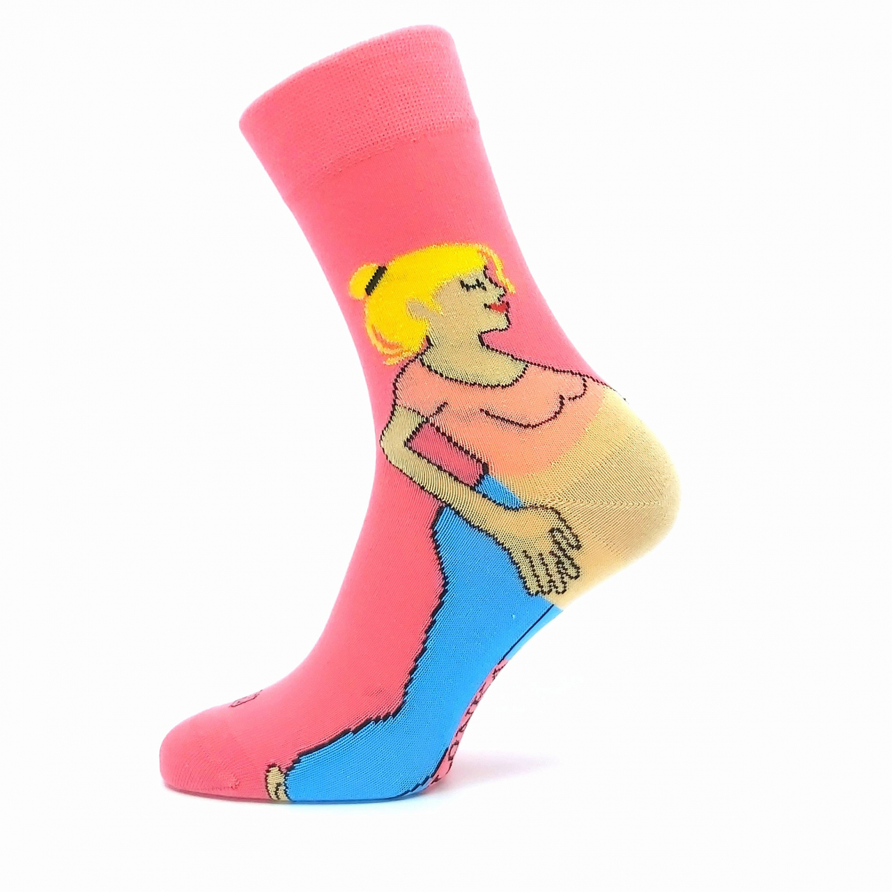 Ponožky trendy unisex Lonka Woodoo Těhule - růžové, 35-38