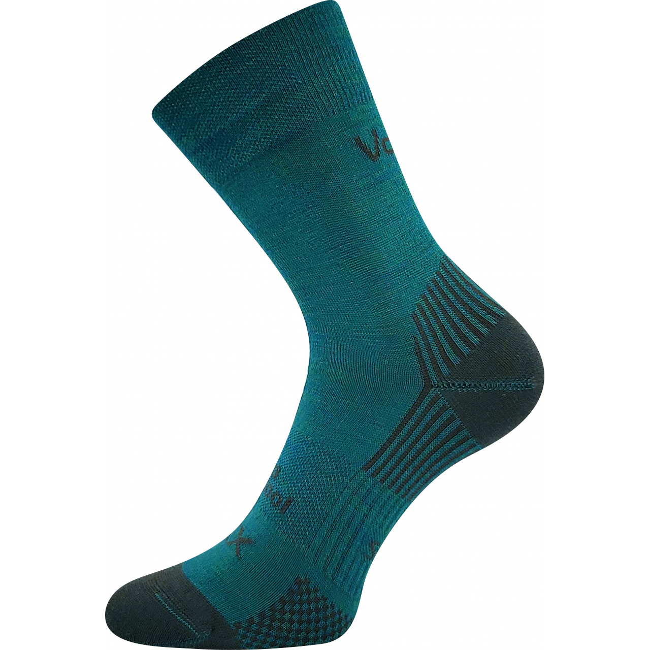 Ponožky sportovní vlněné unisex Voxx Optimus - modré-zelené, 35-38