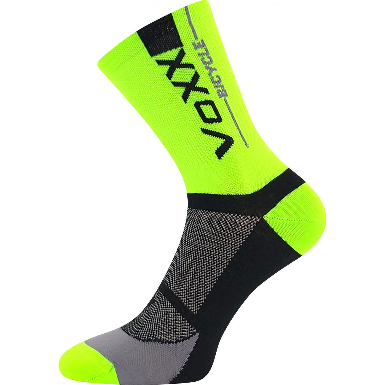 Ponožky sportovní unisex Voxx Stelvio CoolMax - zelené svítící, 39-42