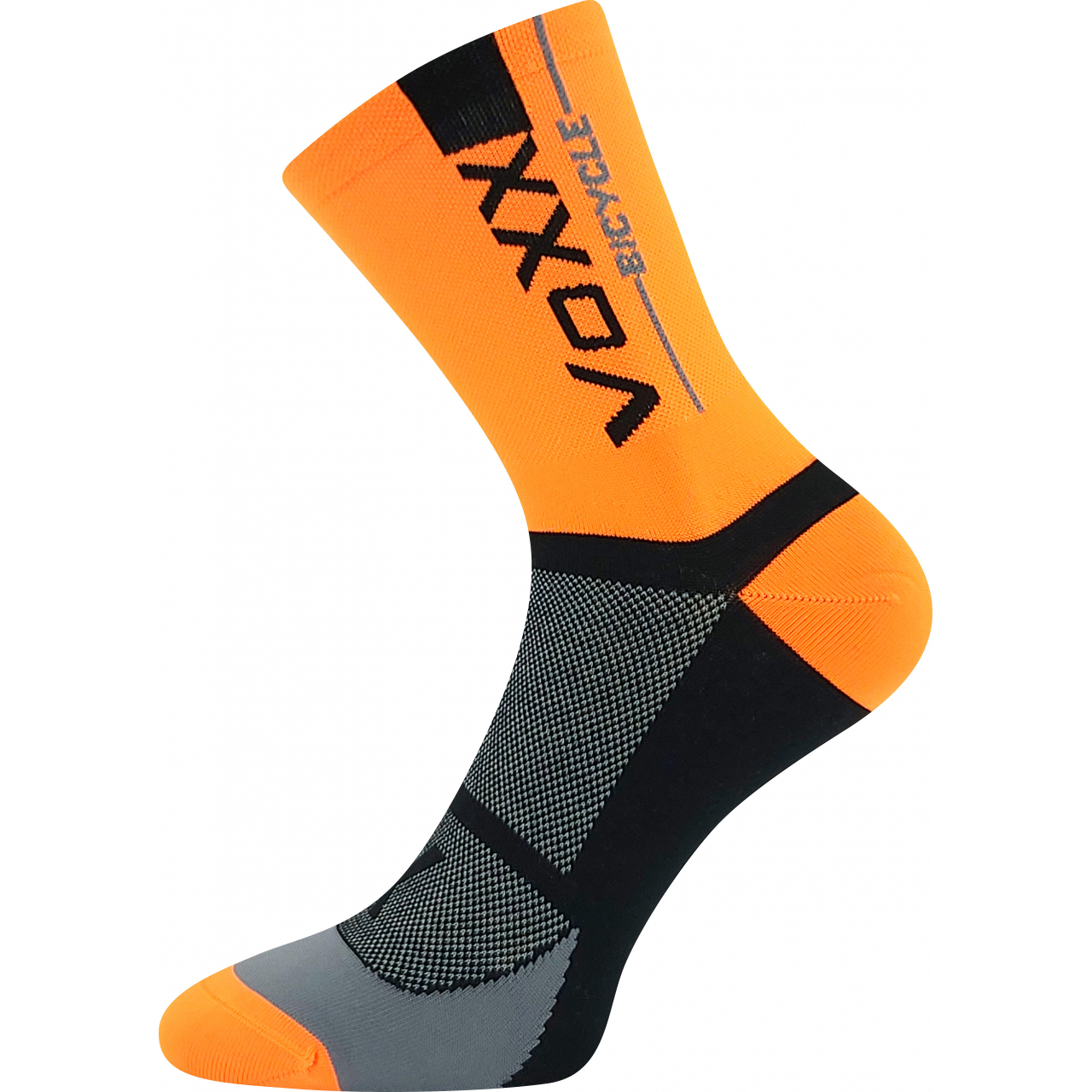 Ponožky sportovní unisex Voxx Stelvio CoolMax - oranžové svítící, 43-46