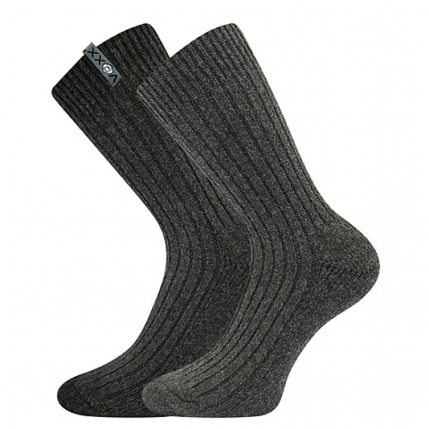 Ponožky vlněné unisex Voxx Aljaška - tmavě šedé, 35-38