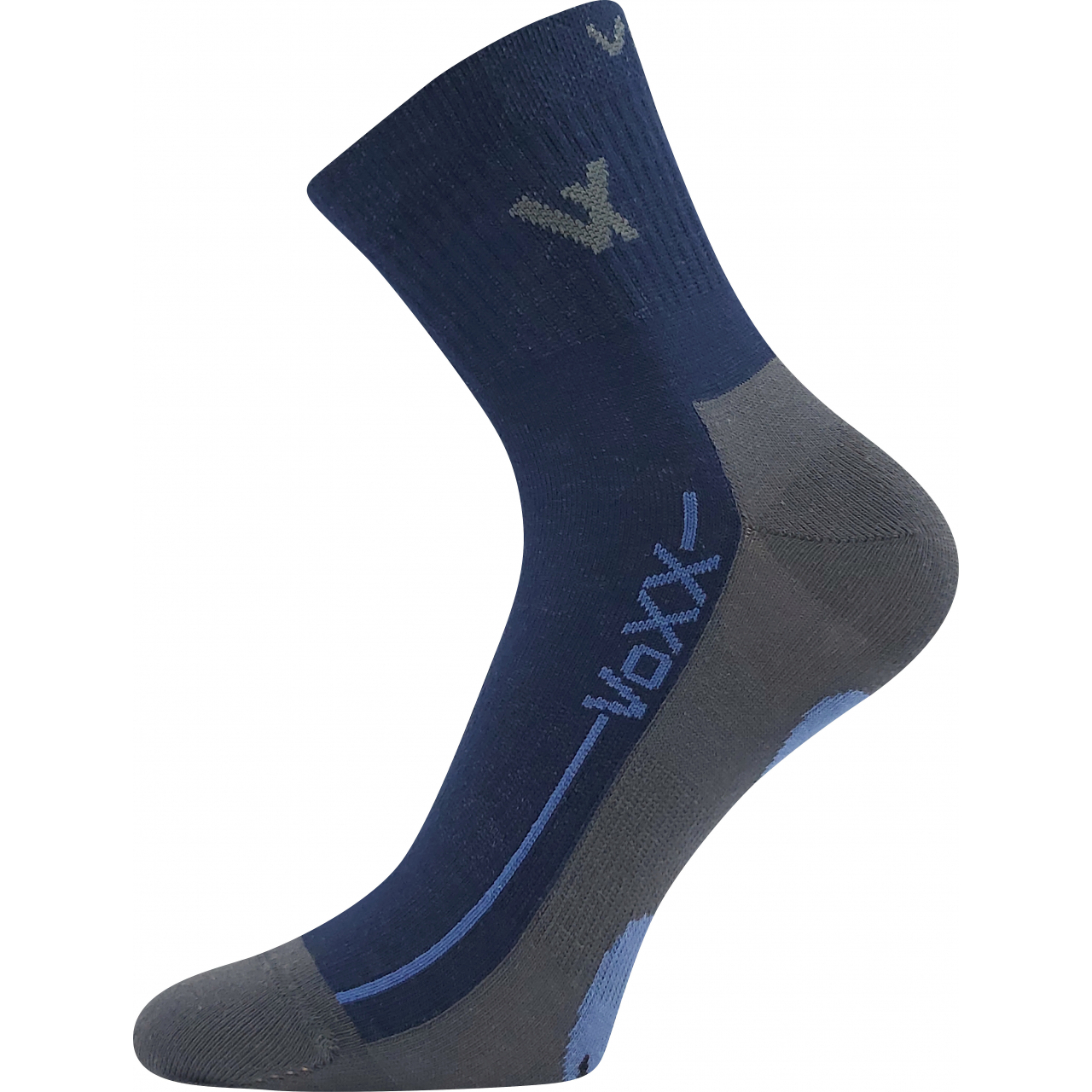 Ponožky unisex slabé VoXX Barefootan - tmavě modré, 35-38