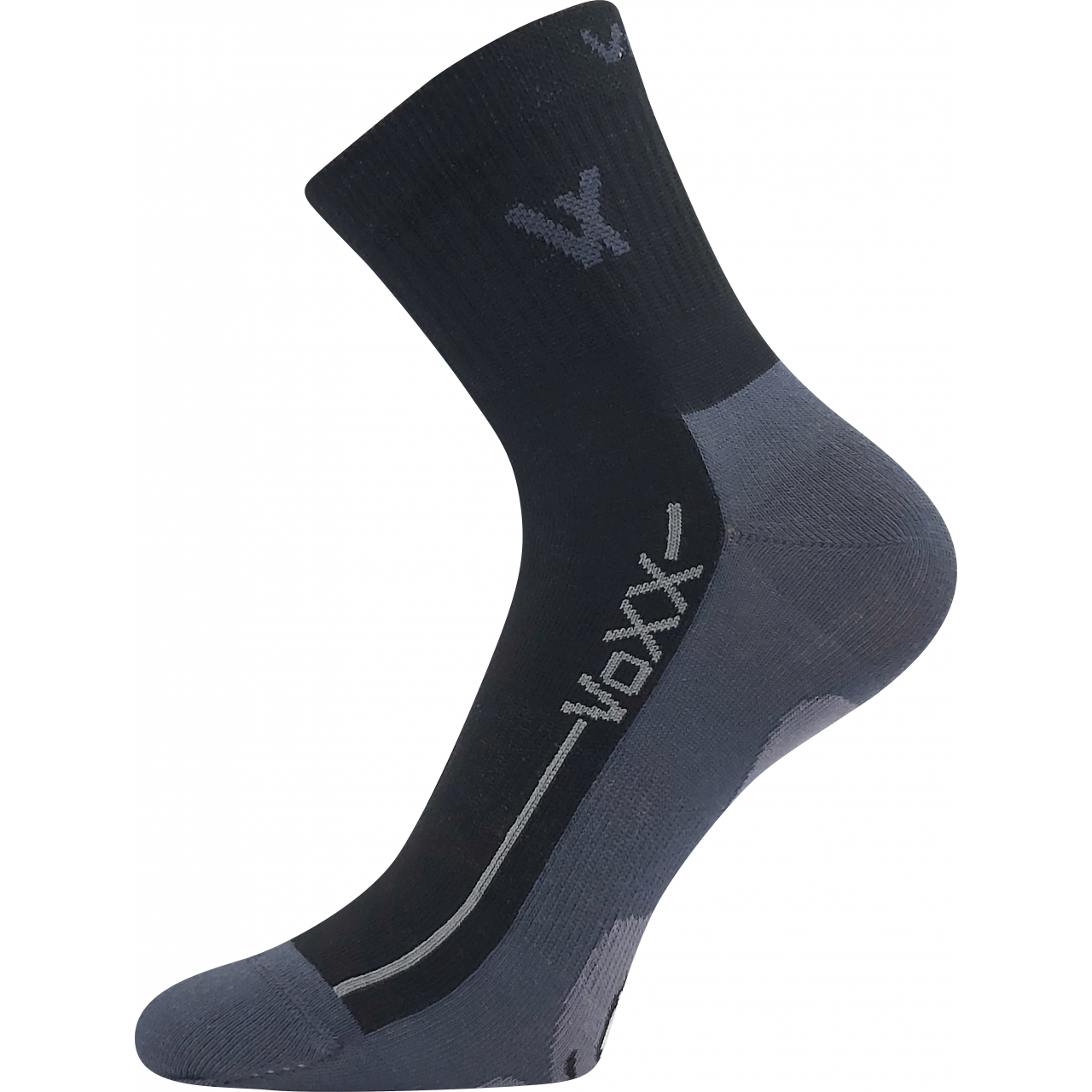 Ponožky unisex slabé VoXX Barefootan - černé, 47-50