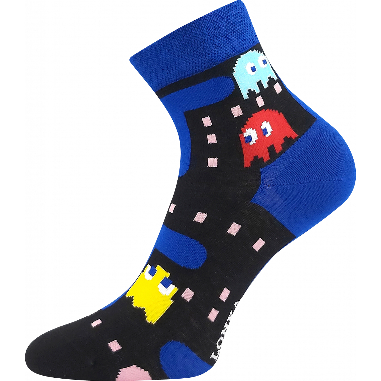 Ponožky unisex trendy Lonka Dorwin Hra - černé-modré, 39-42