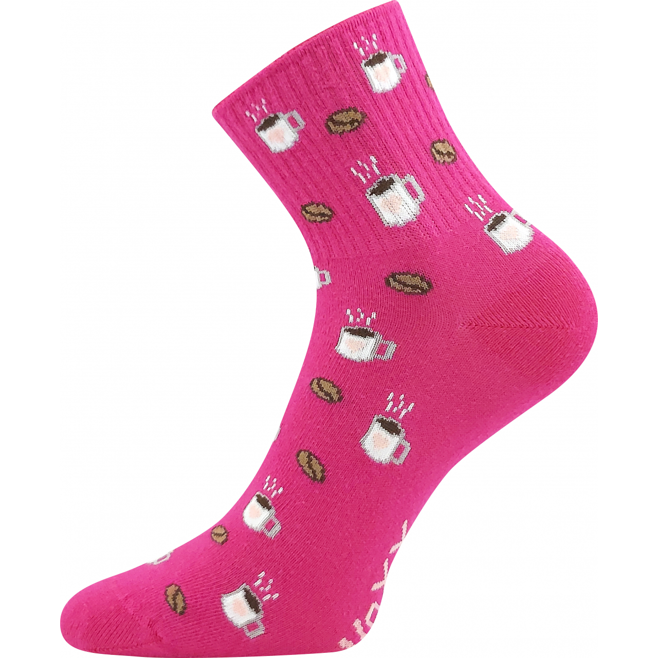Ponožky dámské Boma Agapi Káva - růžové, 39-42