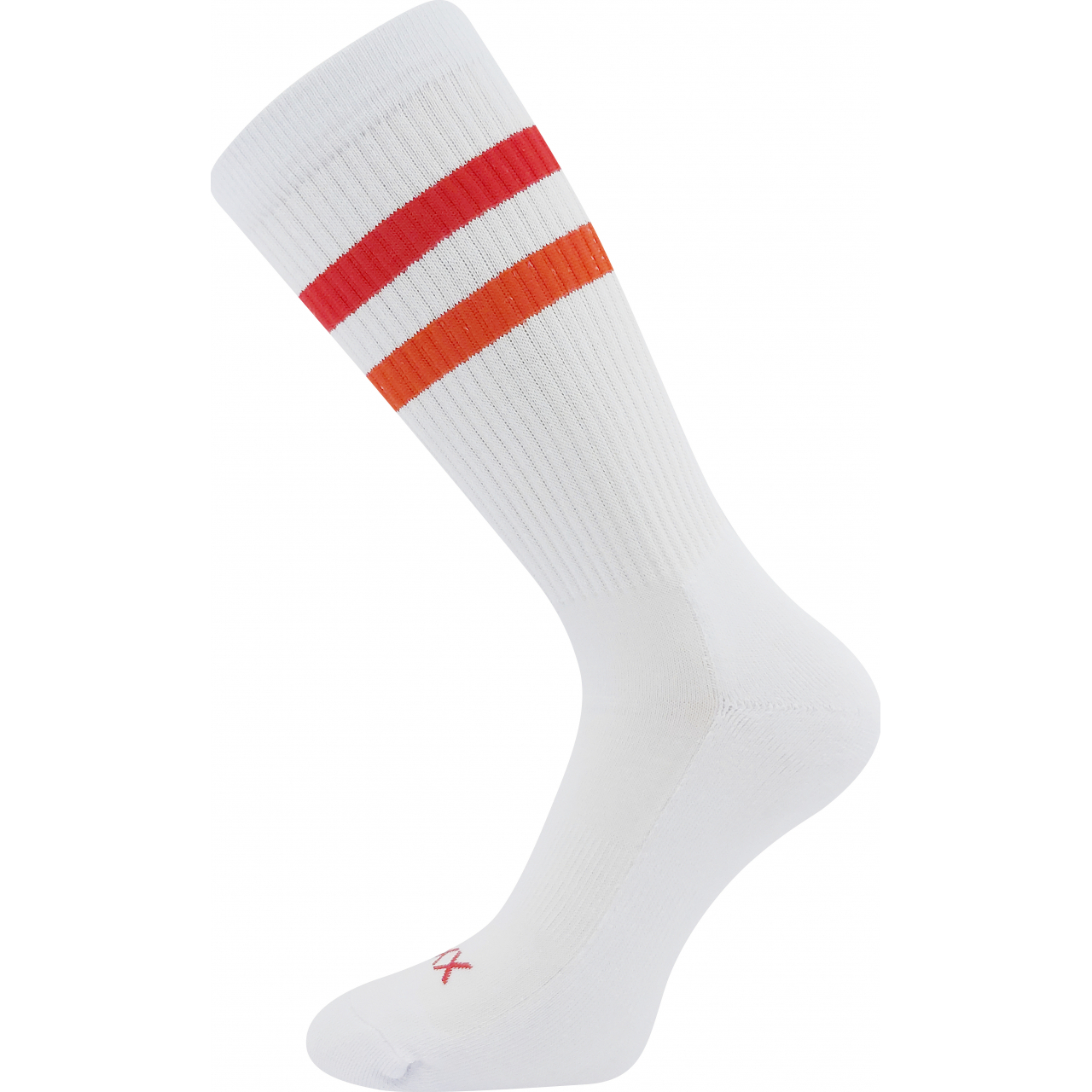 Ponožky pánské sportovní Voxx Retran - bílé-červené, 39-42