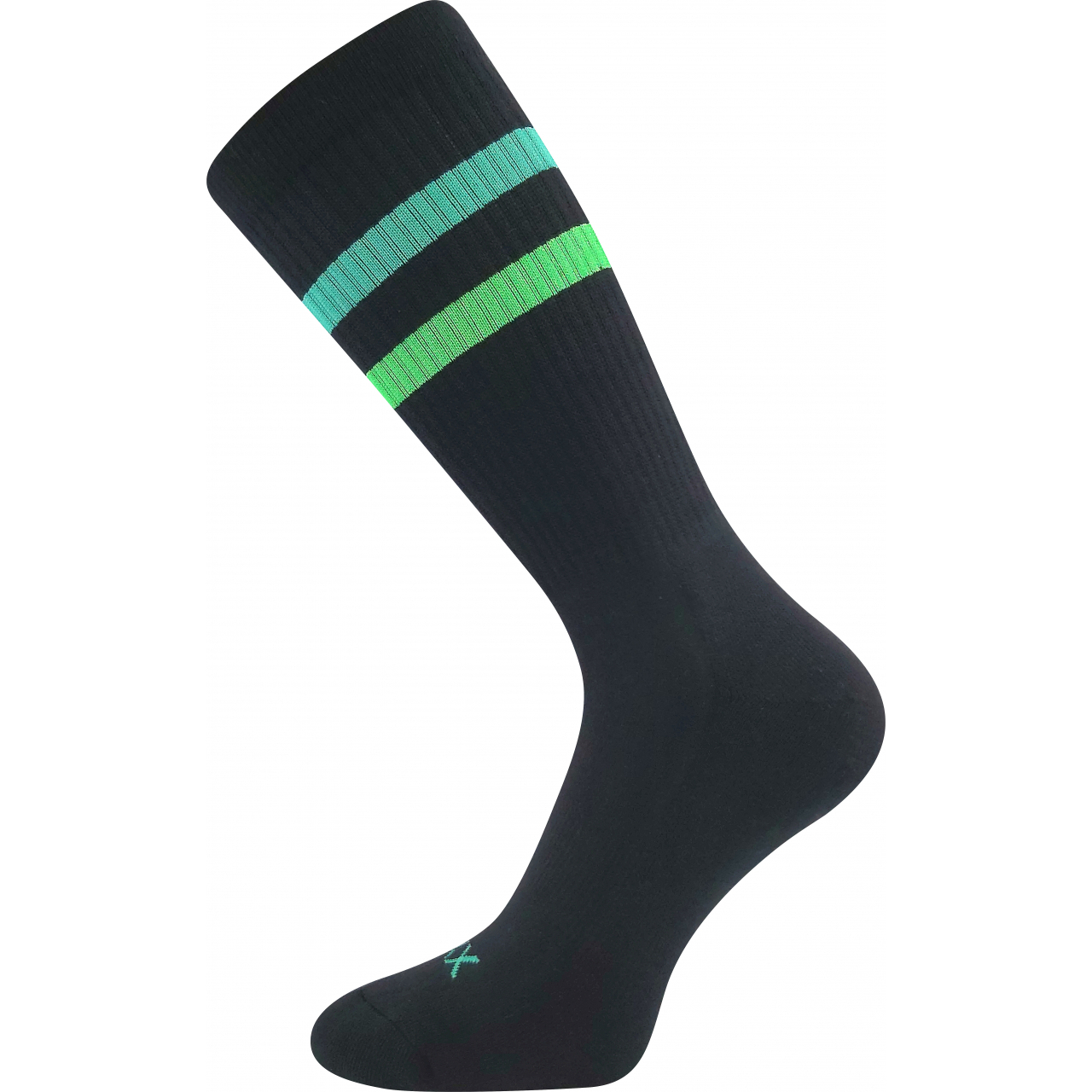 Ponožky pánské sportovní Voxx Retran - černé-zelené, 39-42