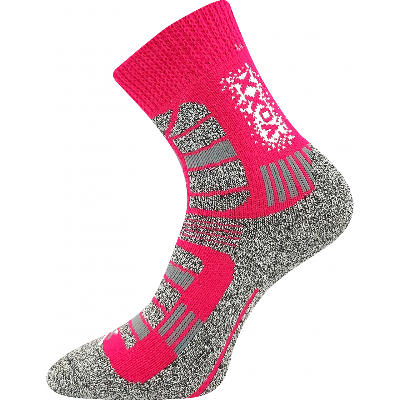 Ponožky dětské termo Voxx Traction - tmavě růžové, 35-38