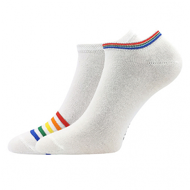 Ponožky dámské Boma Piki 74 2 páry - bílé, 35-38