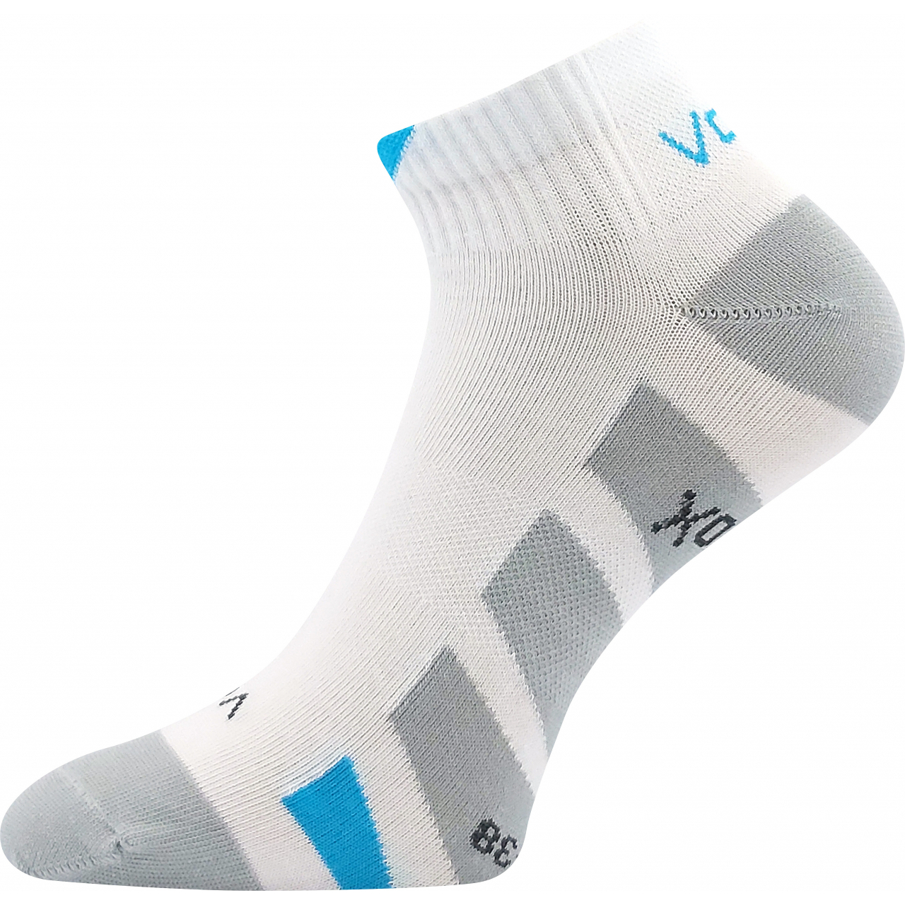 Ponožky unisex slabé Voxx Gastm - bílé, 35-38