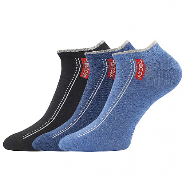 Ponožky pánské Boma Piki 77 3 páry (černé, modré, navy), 39-42
