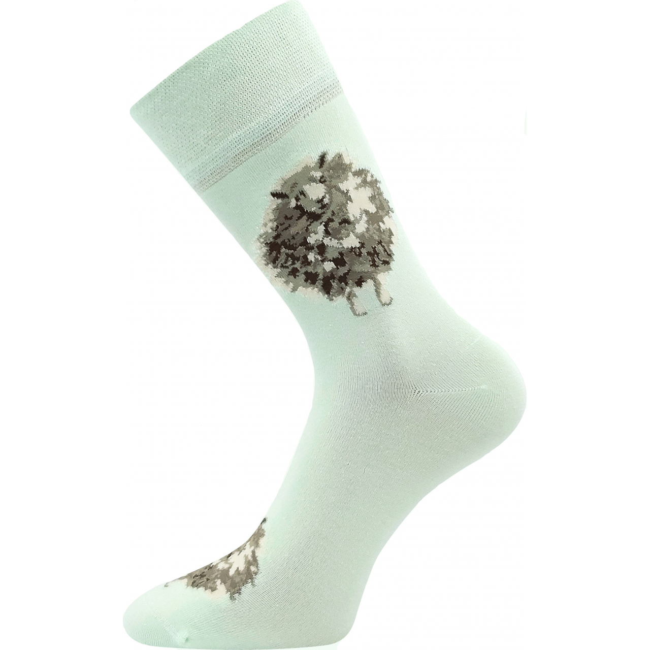 Ponožky dámské slabé Lonka Foxana Ovečky - zelené, 39-42