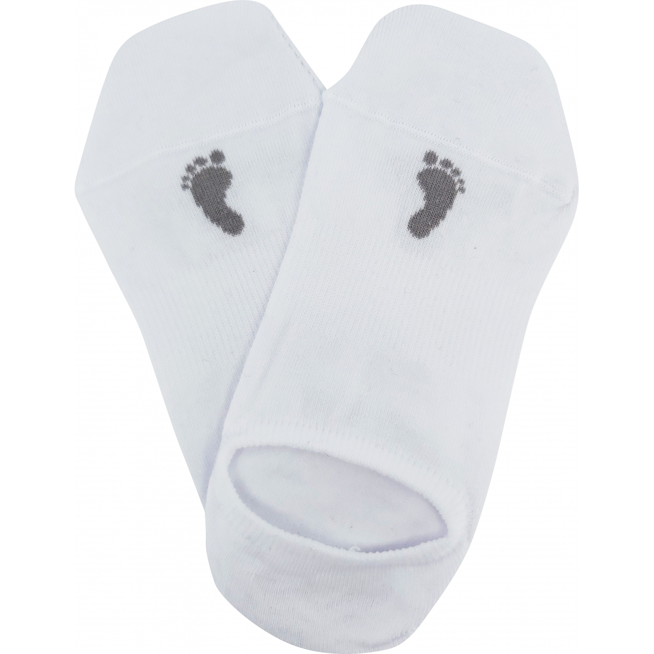 Ponožky unisex slabé Voxx Barefoot sneaker - bílé, 43-46
