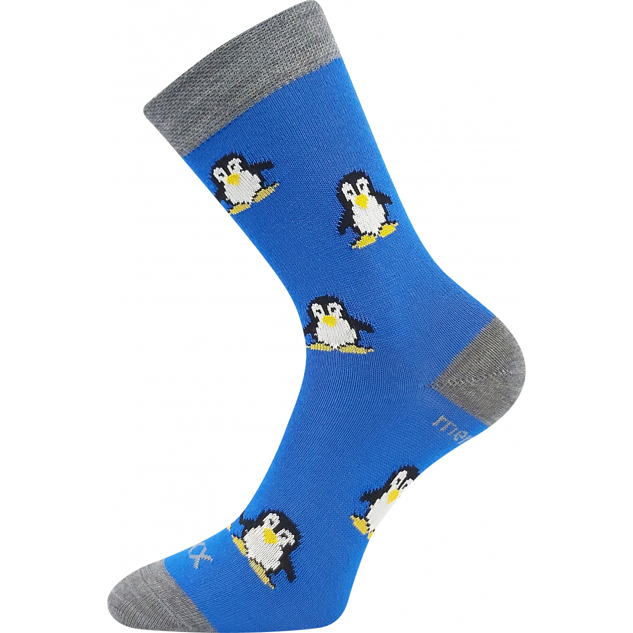 Ponožky dětské vlněné Voxx Penguinik - modré, 35-38