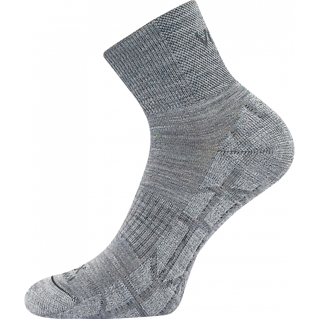 Ponožky unisex sportovní Voxx Twarix short - světle šedé, 39-42
