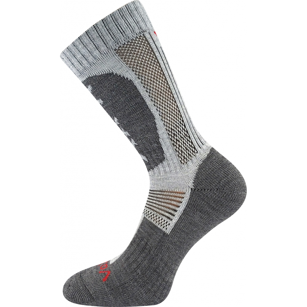 Ponožky unisex silné Voxx Nordick - světle šedé, 39-42