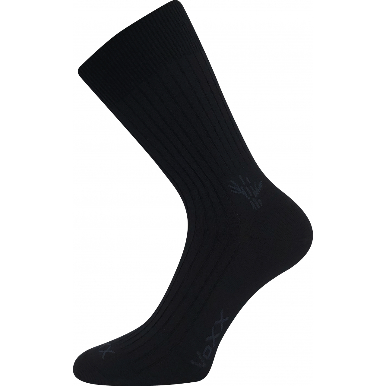 Ponožky unisex slabé Voxx Hempix - černé, 35-38