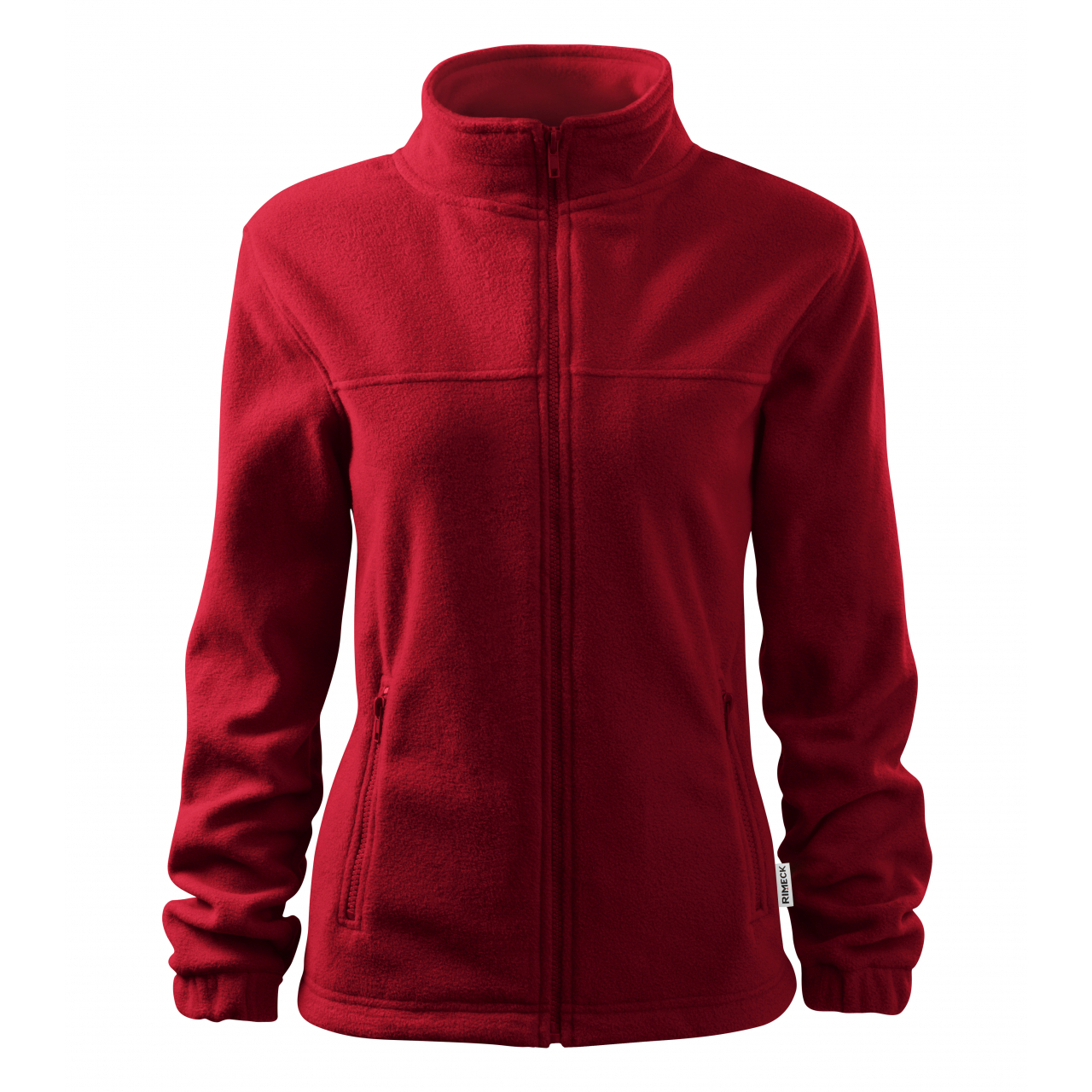 Mikina dámská fleecová Rimeck Jacket 504 - tmavě červená, XL