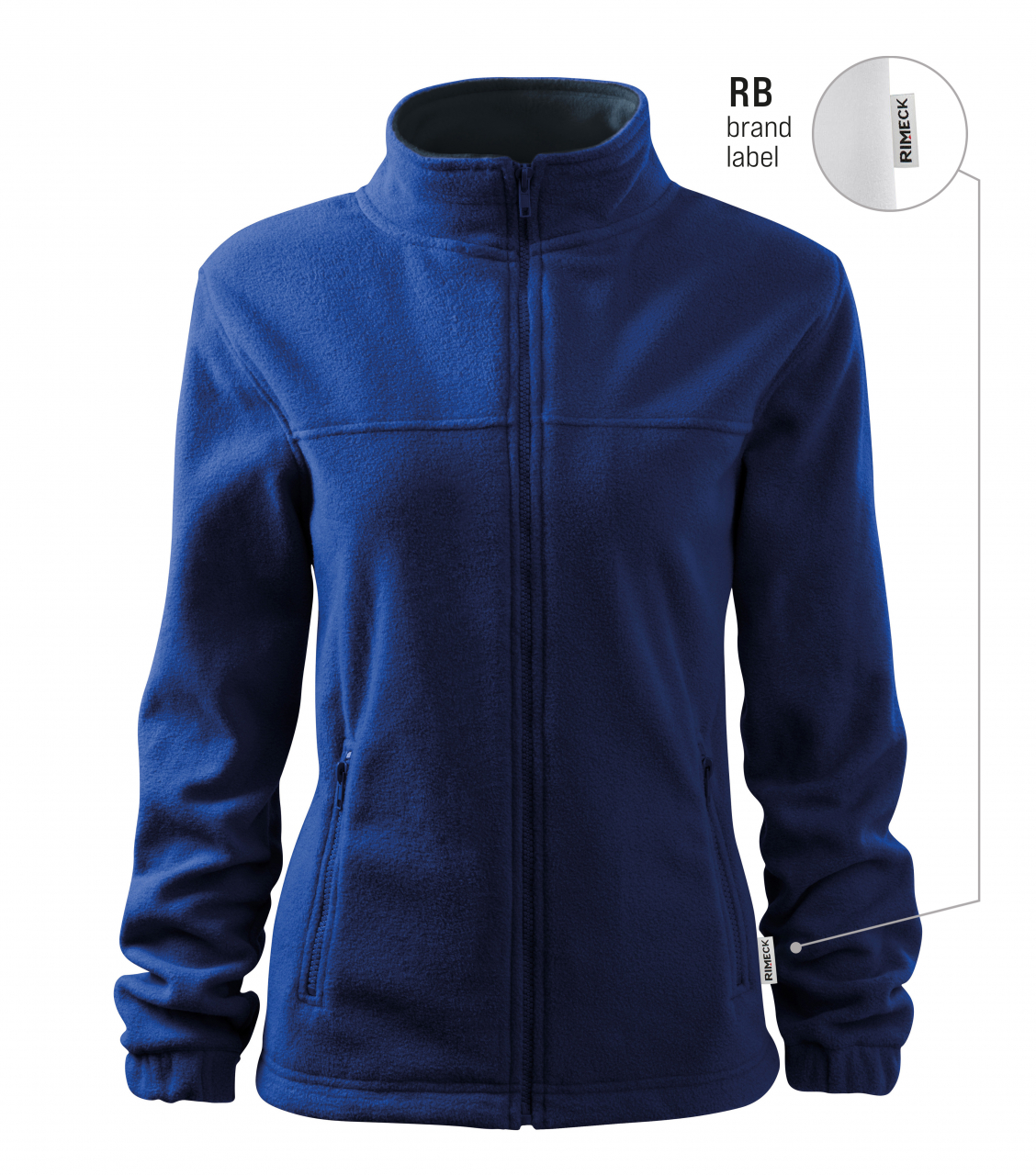 Mikina dámská fleecová Rimeck Jacket 504 - modrá, L