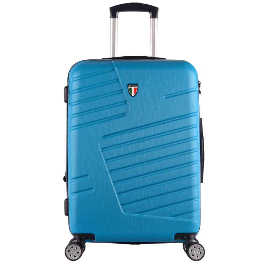 Cestovní kufr Tucci Boschetti T-0278/3-M ABS - modrý