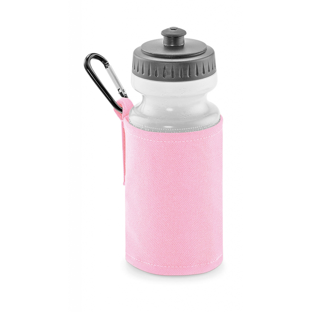 Láhev na vodu s držákem Quadra - růžová, 18-24 měsíců