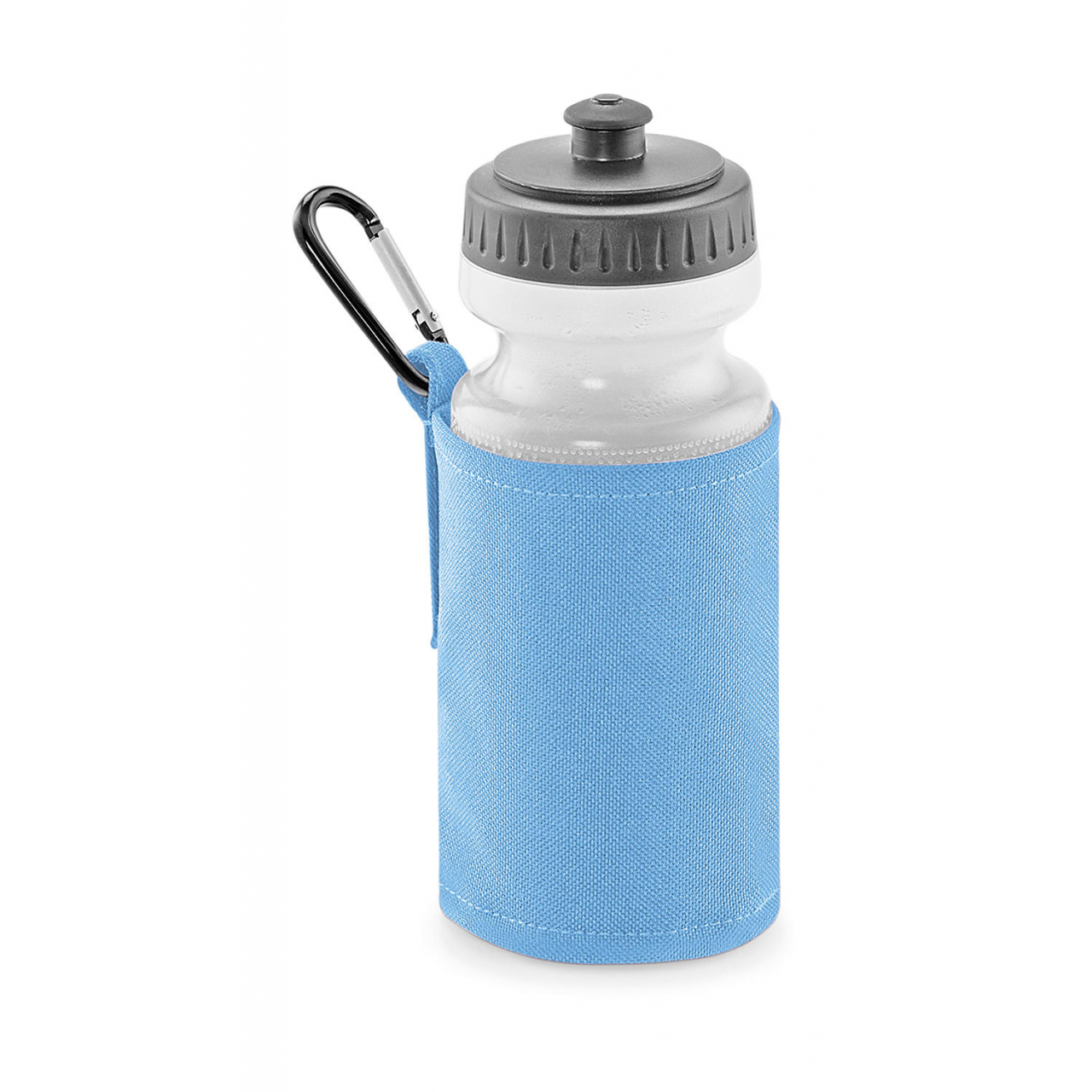Láhev na vodu s držákem Quadra - světle modrá, 18-24 měsíců