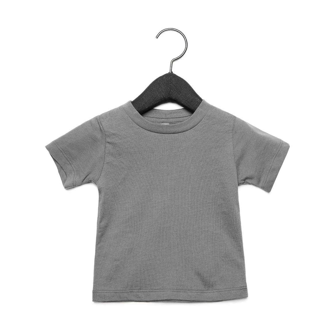 Tričko dětské Baby Jersey B + C s krátkým rukávem - středně šedé, 18-24 měsíců