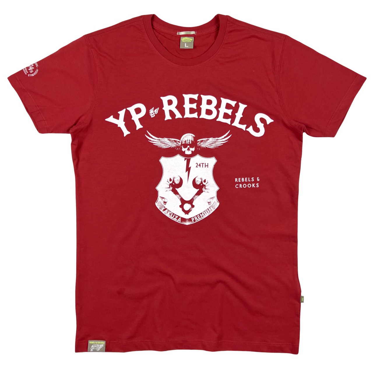 Triko Yakuza Premium YP Rebels - červené, XL