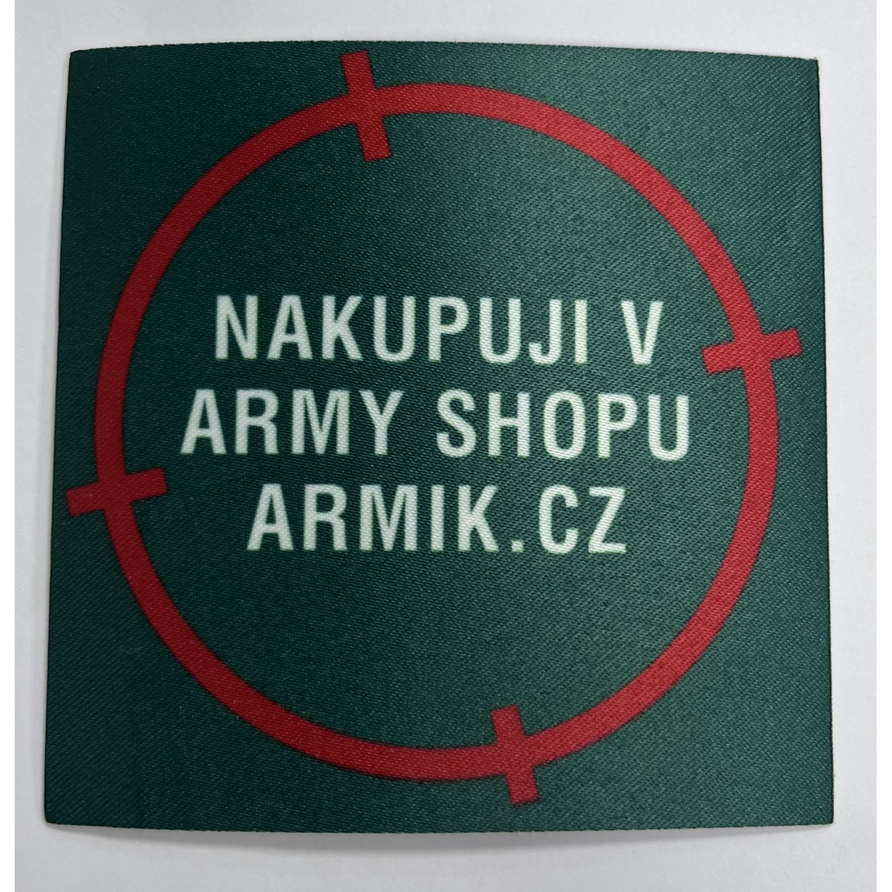 Nažehlovací nášivka NAKUPUJI V ARMY SHOPU ARMIK.CZ - zelená